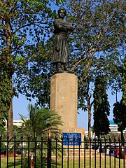 Statue in a garden