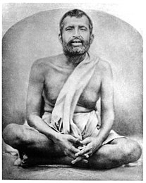 Image of Ramakrishna, sitting.